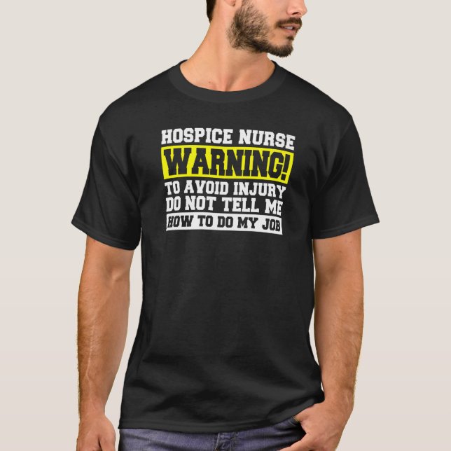 Auktoriserad Palliative Nurse Care Hospice Care Ho T Shirt (Framsida)