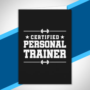 Auktoriserad Personal Trainer Fitness Coach Gym Tå Kort