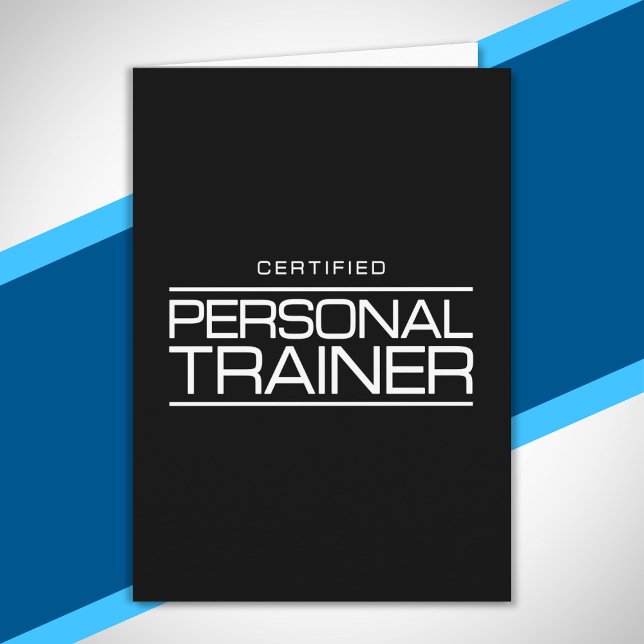 Auktoriserad Personal Trainer Health Fitness Coach Kort (Skapare uppladdad)