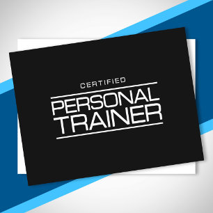Auktoriserad Personal Trainer Health Fitness Coach Vykort