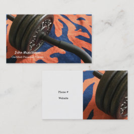 Auktoriserad Personlig tränare Visitkort