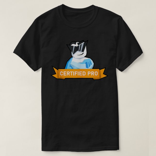 Auktoriserad Pro T Shirt (Design framsida)