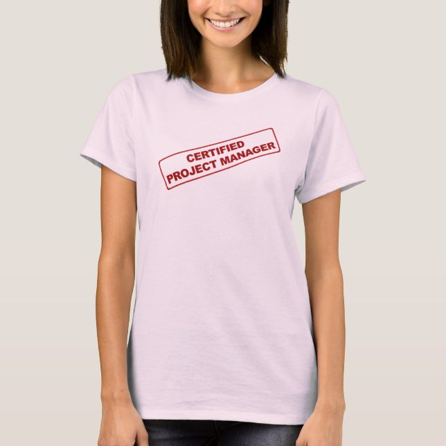 Auktoriserad Project Manager Kvinnobyte Tee Shirt (Framsida)