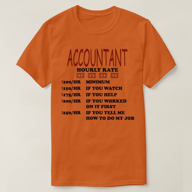 Auktoriserad Public Accountant CPA Business Gift T Shirt (Design framsida)