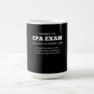 Auktoriserad Public Accountant CPA Exam Gift Kaffemugg