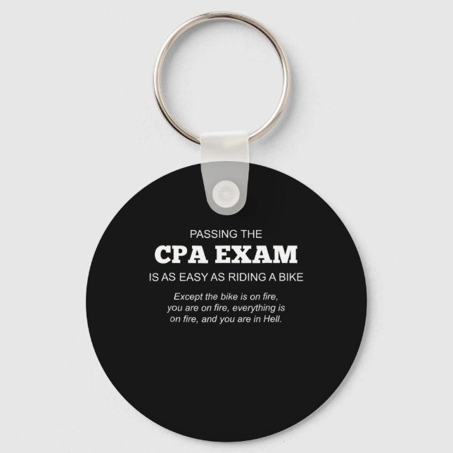 Auktoriserad Public Accountant CPA Exam Gift Nyckelring (Framsida)