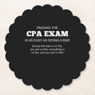 Auktoriserad Public Accountant CPA Exam Gift Underlägg Papper