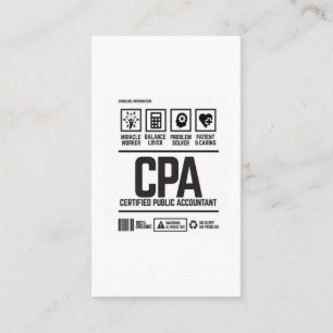 auktoriserad public revisor - CPA Visitkort