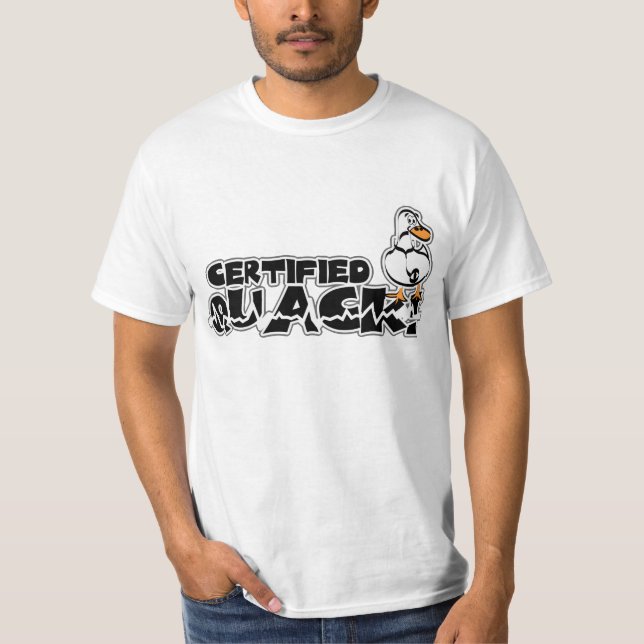 Auktoriserad Quack Anka T-shirt (Framsida)