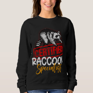 Auktoriserad Raccoon Specialist Animal Lover T Shirt