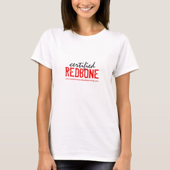 auktoriserad, REDBONE, www.youknowyoudeadazzwrong. Tröja (Framsida)