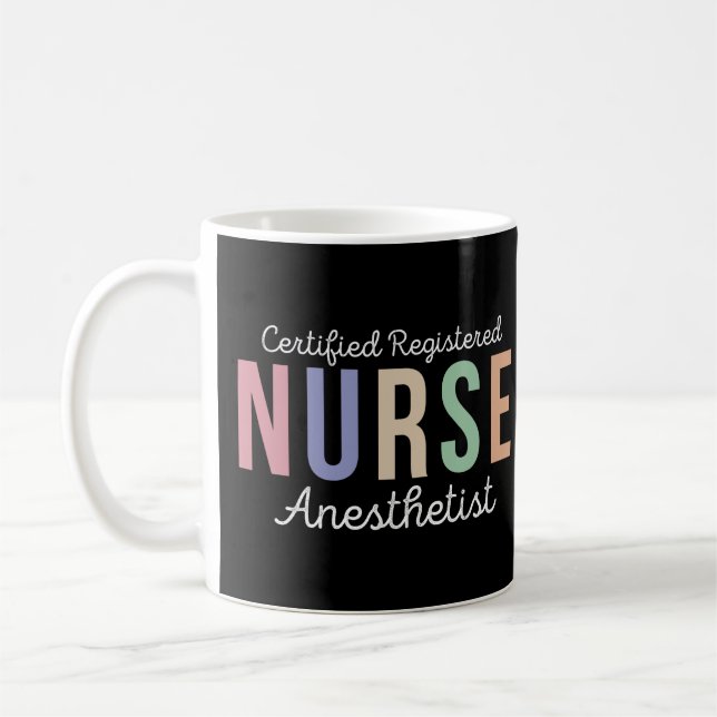 Auktoriserad Registrerad sjuksköterska Anestetist  Kaffemugg (Vänster)