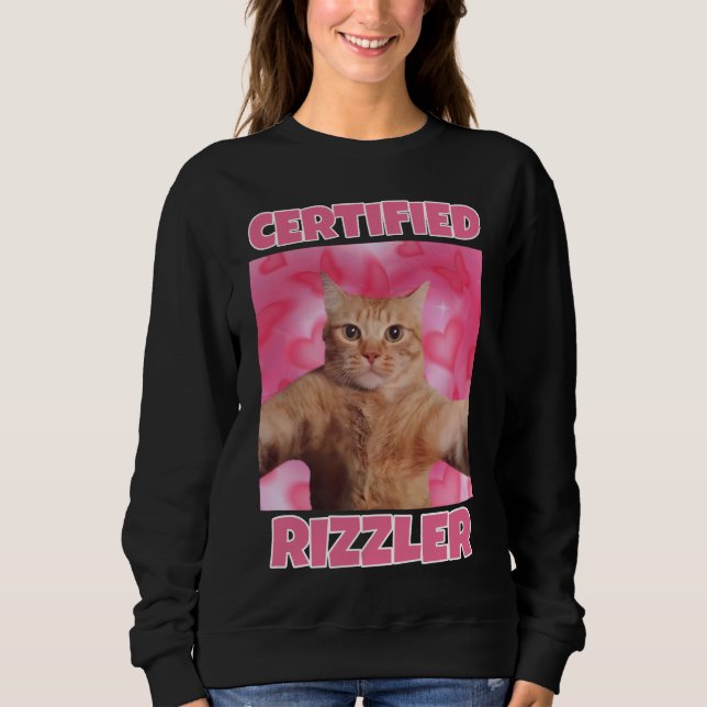 Auktoriserad RIZLER Katt kvinnor i katt T Shirt (Framsida)