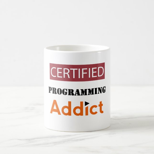 AUKTORISERAD ROGRAMMMING ADDICT KAFFEMUGG (Center)