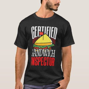 Auktoriserad Sandwich-Kreativet Sub Ingredie T Shirt