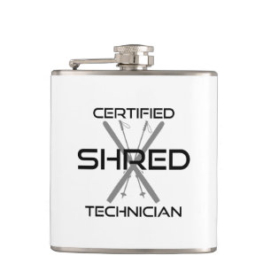 Auktoriserad Shred Technician Skiing Fickplunta