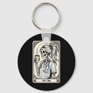 Auktoriserad Sjuksköterska i stant Tarot Card Skel Nyckelring
