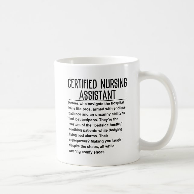 Auktoriserad sjuksköterska kaffemugg (Höger)