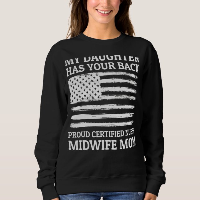 Auktoriserad Sjuse Midfru Mamma Apparel Mammor Des T Shirt (Framsida)
