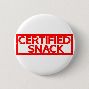 Auktoriserad Snack Frimärke Knapp
