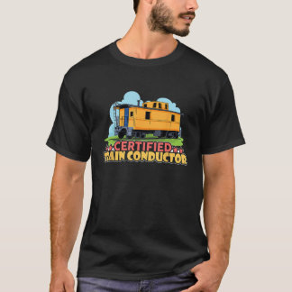 Auktoriserad Tåg Conductor Transport Railway T Shirt