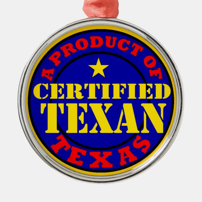 AUKTORISERAD TEXAN JULGRANSPRYDNAD METALL (Framsidan)