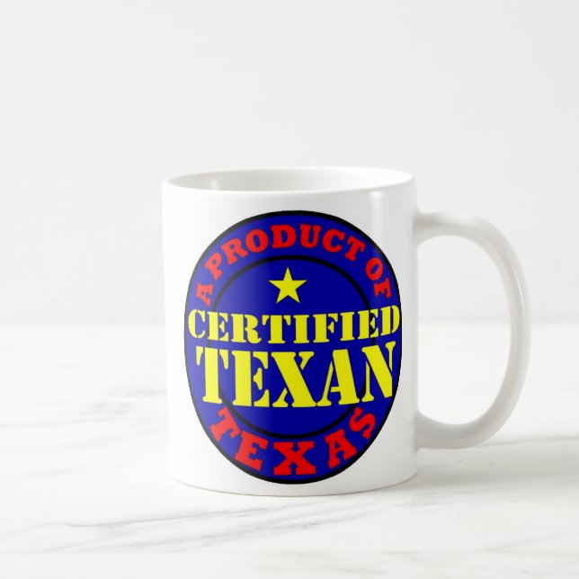 AUKTORISERAD TEXAN KAFFEMUGG (Höger)