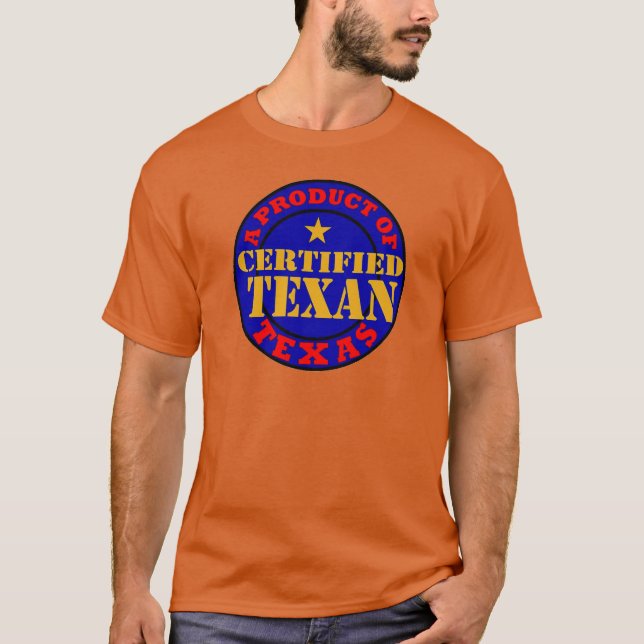 AUKTORISERAD TEXAN T-SHIRT (Framsida)