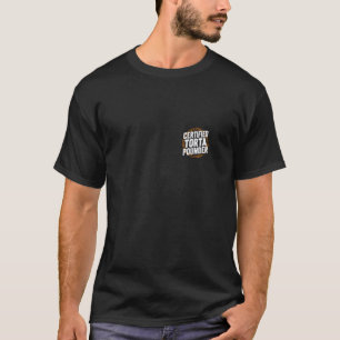 Auktoriserad Torta Pounder Emblem Design T Shirt