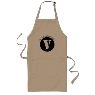 Auktoriserad Vegan Chef Apron Långt Förkläde