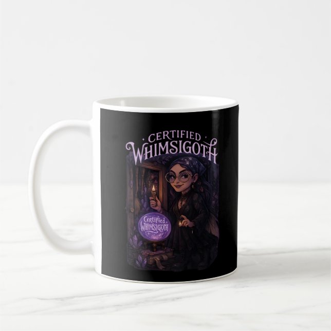 Auktoriserad Whimsigoth Witch Broom Closet Classic Kaffemugg (Vänster)