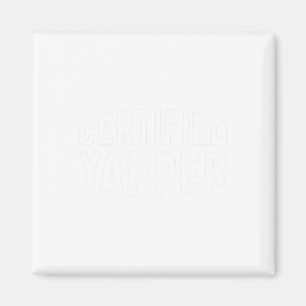 Auktoriserad Yapper Funny Professionell Yapper Magnet