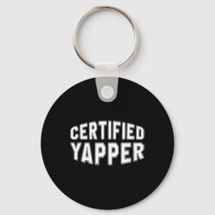 Auktoriserad Yapper Funny Professionell Yapper Nyckelring