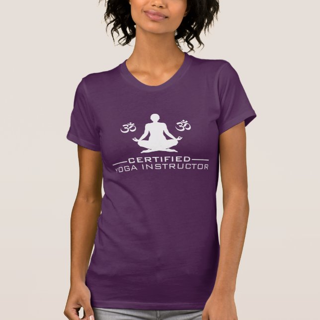 Auktoriserad Yoga Instructor T Shirt (Framsida)