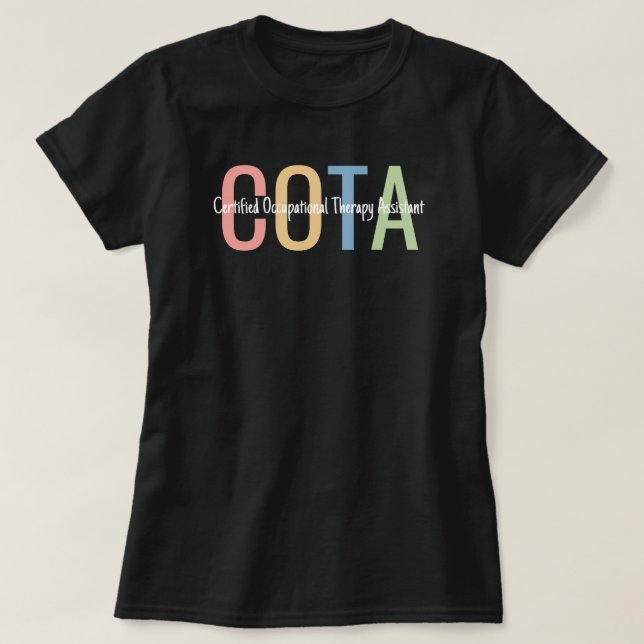 Auktoriserad Yrkesbehandlingsassistent OTA T Shirt (Design framsida)