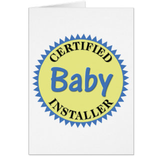 Auktoriseradbabymontör Hälsningskort