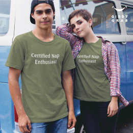 Auktoriseraden Nap Enthusiast för ett fåtal tecken T Shirt