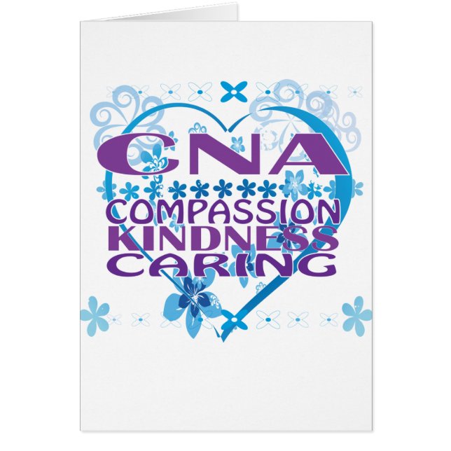 Auktoriseraden vårdar assistenten hälsningskort (Framsidan)