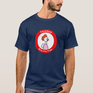 Auktoriseradfågelinfluensa frigör tee shirt