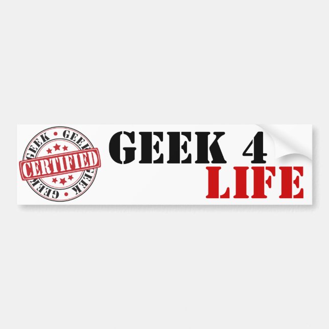 AuktoriseradGeek Bildekal (Framsidan)