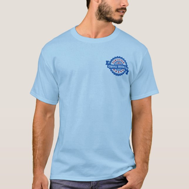 Auktoriseradkaffesupare 3 tee shirt (Framsida)