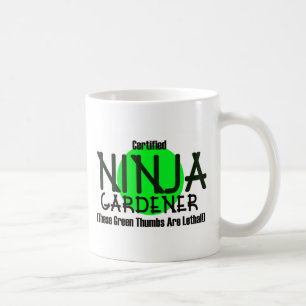 AuktoriseradNinja trädgårdsmästare Kaffemugg