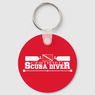 AuktoriseradScubadykare Keychain Nyckelring