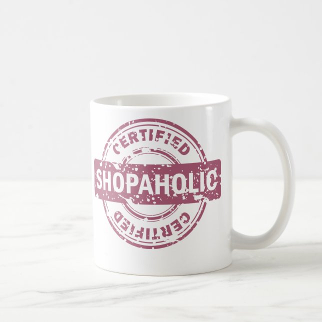 AuktoriseradShopaholic mugg (Höger)