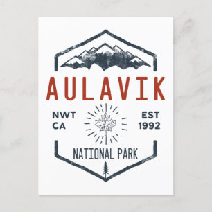 Aulavik National Park Canada Vintage Vykort