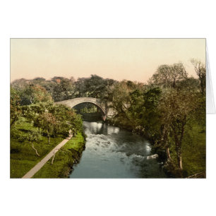 Auld Brig O'Doon, Ayrshire, Skottland Hälsningskort