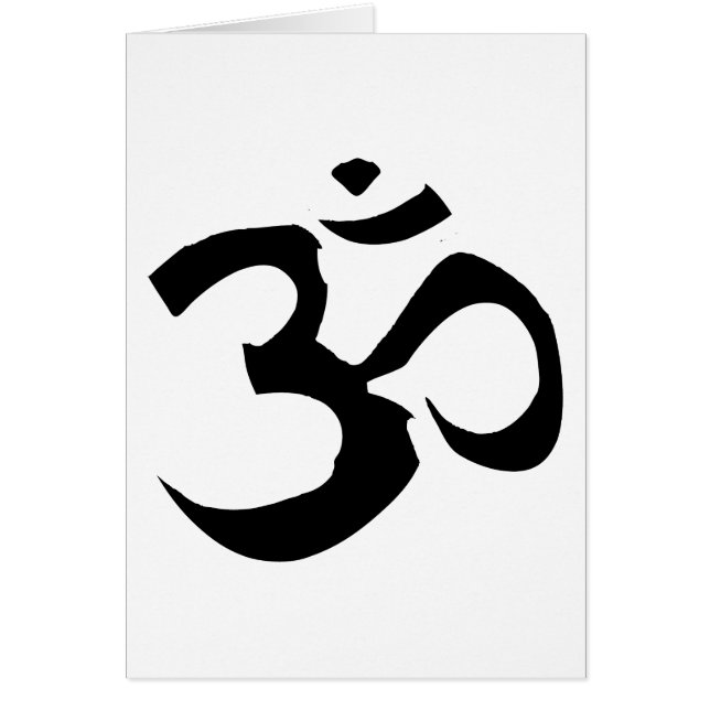 Aum Hälsningskort (Framsidan)
