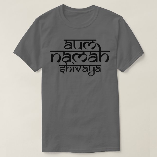 Aum Namah Shivaya T Shirt (Design framsida)