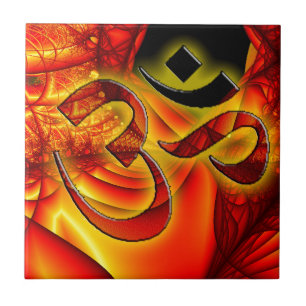 Aum om på den gul fractalen som är röd och kakelplatta