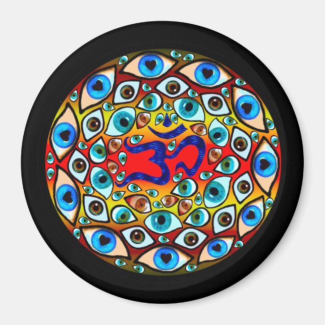 Aum Sphere Magnet (Framsidan)